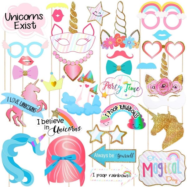 Unicorn Birthday Supplies Decorations Shower