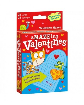 Peaceable Kingdom aMAZE ing Valentines Envelopes