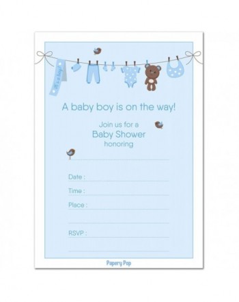 Baby Shower Invitations Envelopes Pack