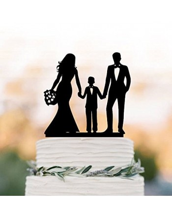 Family Wedding Topper Doughter Silhouette