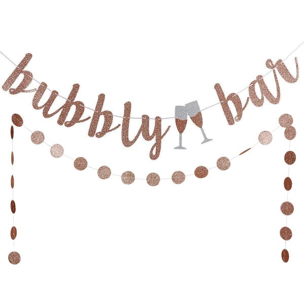Glittery Garland Bachelorette Engagement Decorations Glittery Garland Bachelorette Engagement Decorations