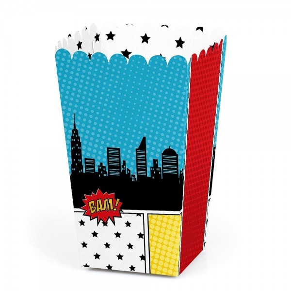 BAM Superhero Shower Birthday Popcorn