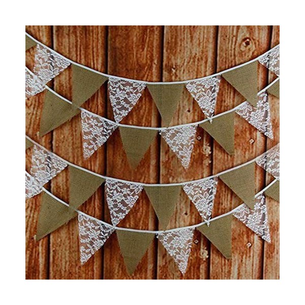 Bunting Vintage Triangle Decoration Birthday Bunting Vintage Triangle Decoration Birthday