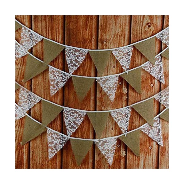 Bunting Vintage Triangle Decoration Birthday