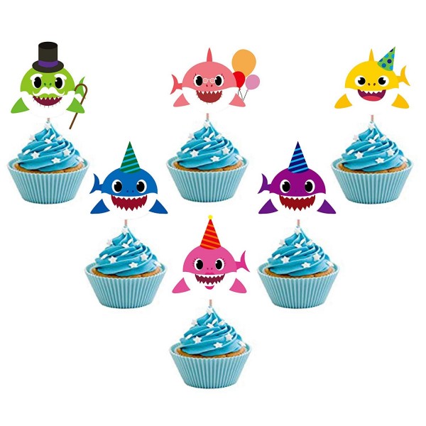 Cupcake Toppers Laughing Birthday Decorations