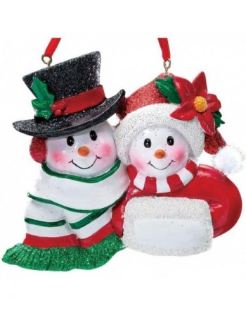 Kimball Snowmen Couple Christmas Ornament