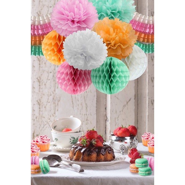 Flowers Four Leaf Honeycomb Decoration Birthday