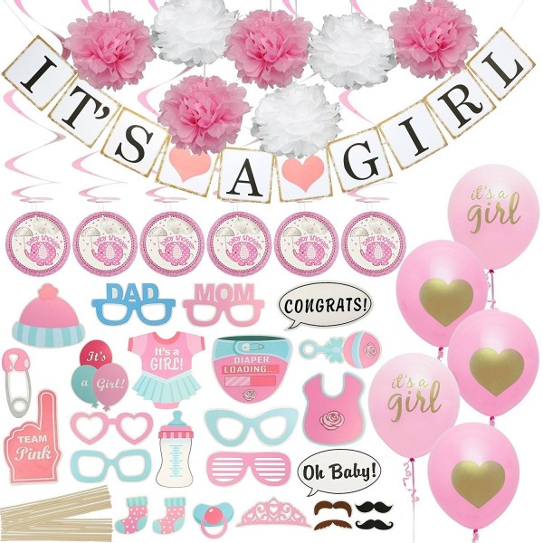 Baby Shower Decorations Girl Set