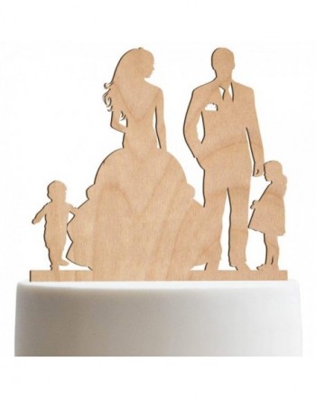 Bride silhouette Wedding Topper Children