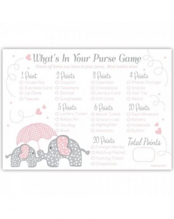 Elephant Whats Purse Shower Cards