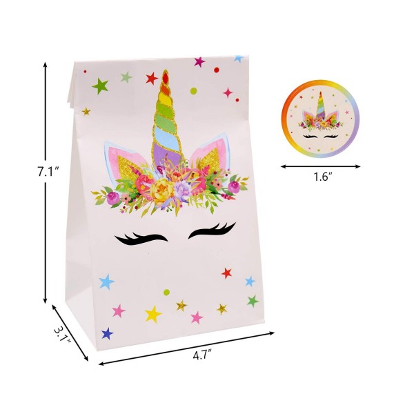 Unicorn Candy Bags Goodie Small Gift Toy Treat Favor Bags for Kids ...