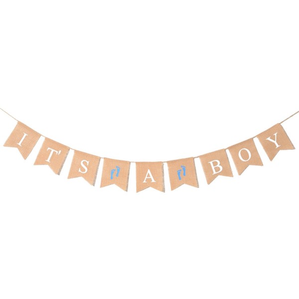 Junxia Bunting Burlap Newborn Celebration