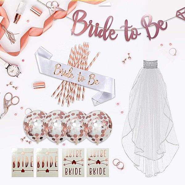 Bachelorette Decorations Confetti Balloons Tattoo Bachelorette Decorations Confetti Balloons Tattoo