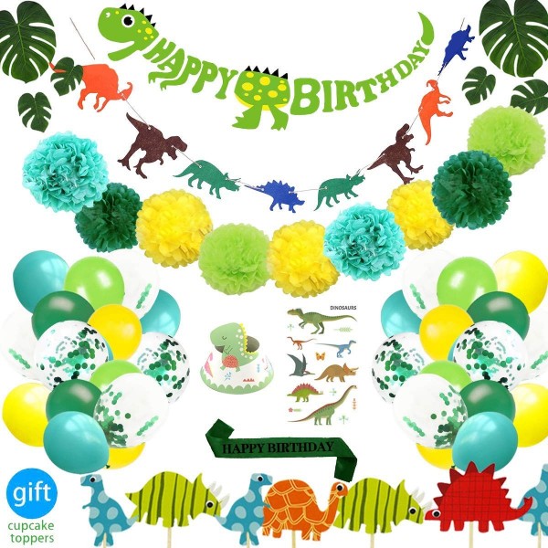 Dinosaur Party Decorations Kids Birthday Decorations 69 REZIPO