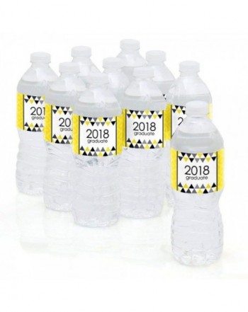 Yellow Grad Graduation Bottle Sticker