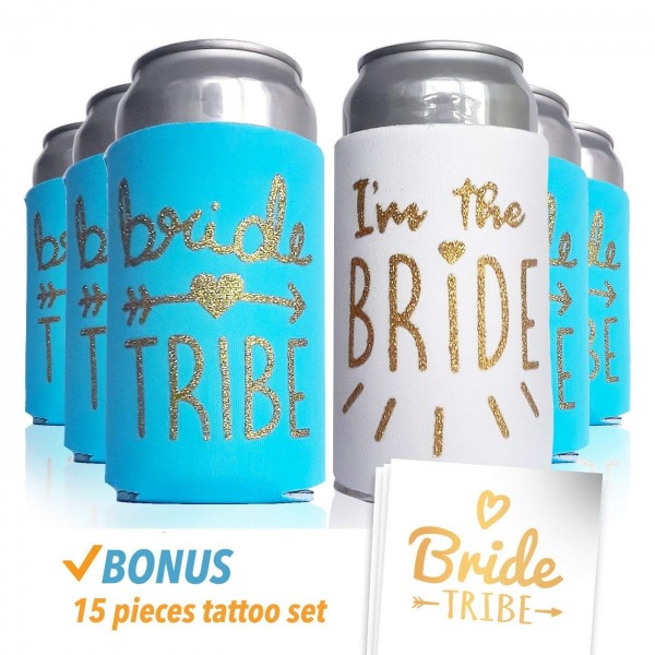 BRIDE TRIBE CAN COOLERS Bachelorette BRIDE TRIBE CAN COOLERS Bachelorette