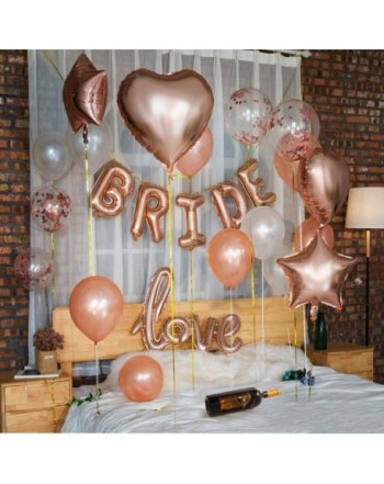 Jiami Decorations Bachelorette Gold Bride Balloon