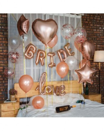 Jiami Decorations Bachelorette Gold Bride Balloon