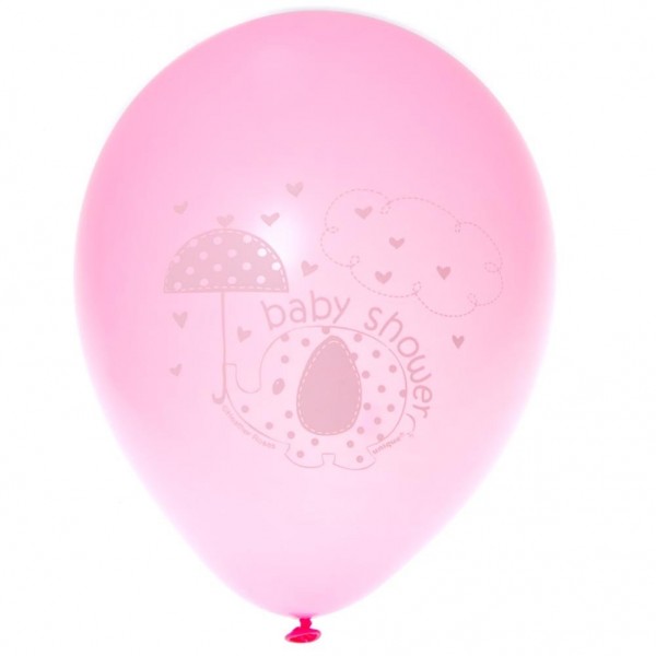 Unique Pink Elephant Shower Balloons