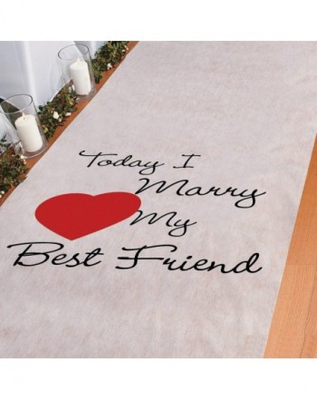 Friend Runner Wedding Ceremony Bridal