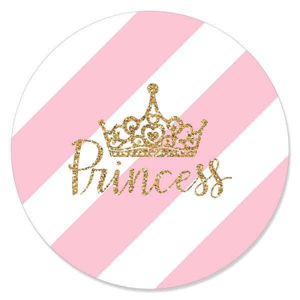 Little Princess Crown Birthday Sticker