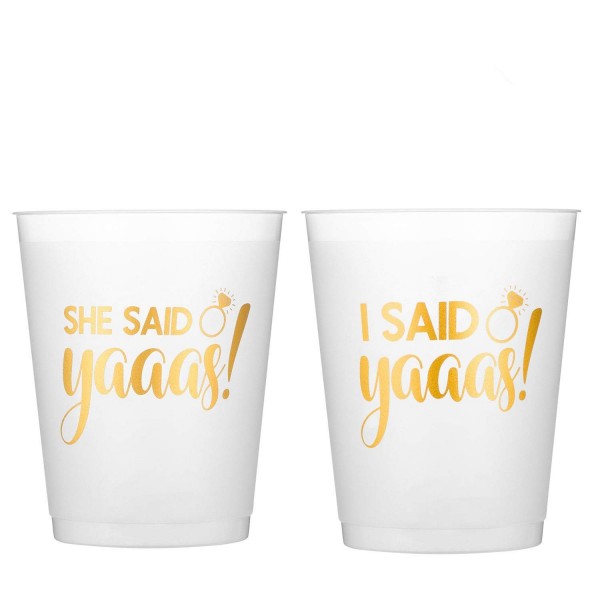 Bachelorette Party Cups Engagement Decorations