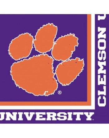 Clemson Tigers Lunch Napkins 20 Count