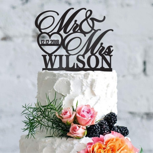 Personalized Wedding Toppers Custom Decoration