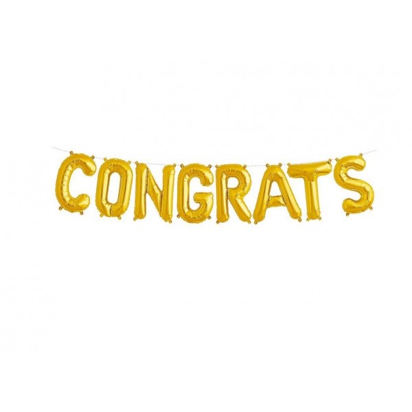 EBTOYS Congrats Balloons Alphabet Graduation