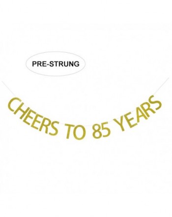 Gold Glitter Cheers Years Banner