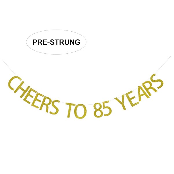 Gold Glitter Cheers Years Banner