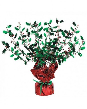 Green Metallic Centerpiece Christmas Decorations