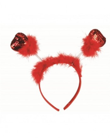 Valentines Sequin Heart Boppers Headband