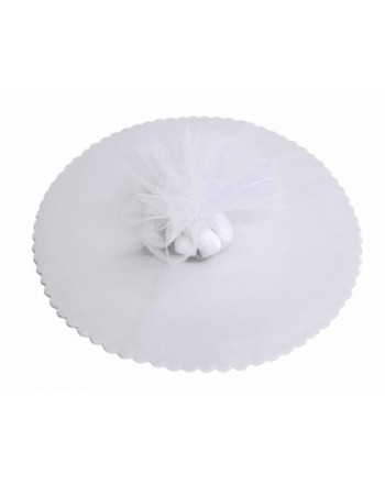 BalsaCircle 9 Inch White Fabric Circles