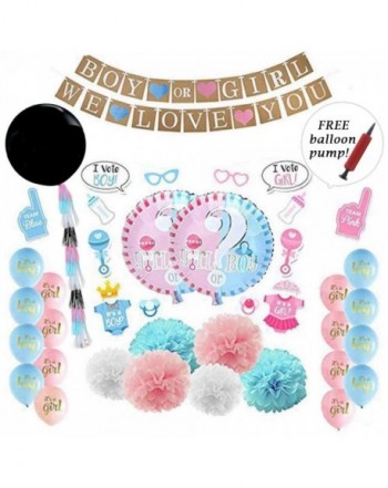 Gender Reveal Party Supplies Shower
