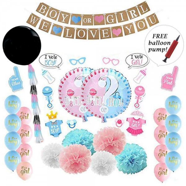 Gender Reveal Party Supplies Shower