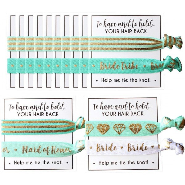 Set Bride Tribe Hair Ties