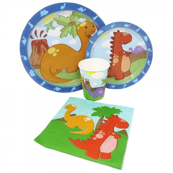 Blue Orchards Dinosaur Tableware Decorations