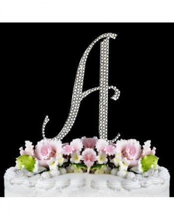 Letter Swarovski Crystal Monogram Wedding