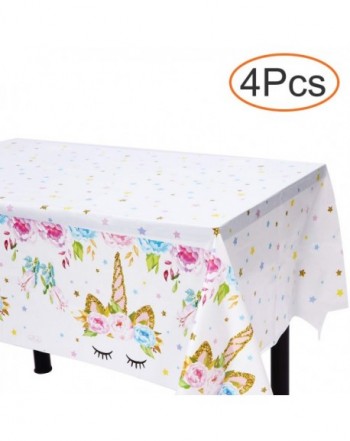 Unicorn Plastic Tablecloth Disposable Birthday