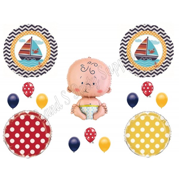 Shower Balloons Decoration Supplies Nautical