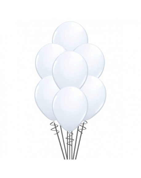 Opaque White Biodegradable Latex Balloons - 5-Inch Round (100-Units ...