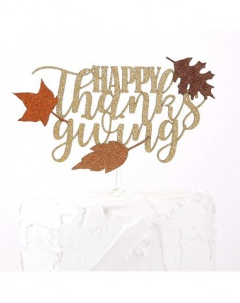 NANASUKO Cake Topper Thanksgiving Glitter