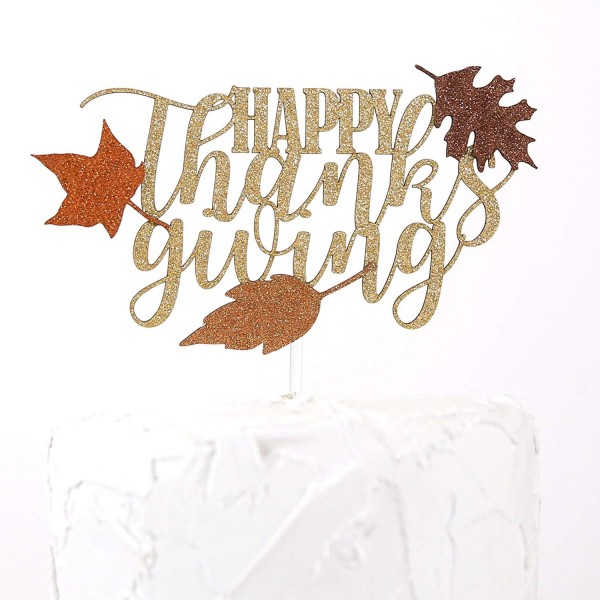 NANASUKO Cake Topper Thanksgiving Glitter