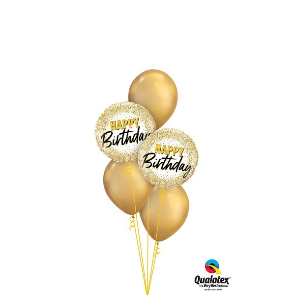Solid Shine Chrome Gold Biodegradable Latex Balloons - 11-Inches - 100 ...