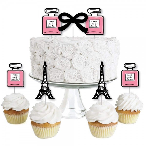 Paris Ooh Dessert Cupcake Birthday