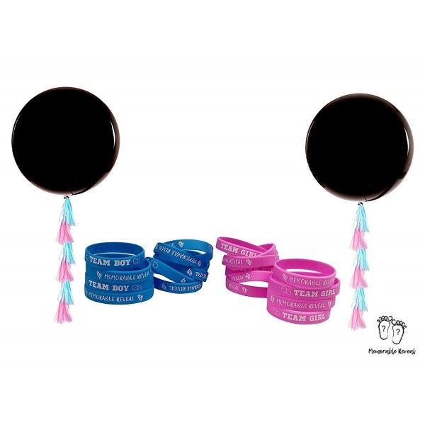 Reveal Balloons Confetti Tassels Wristbands