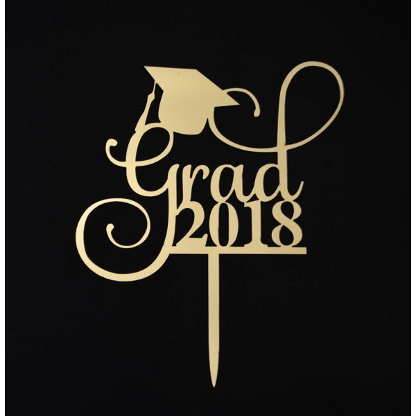 Grad 2018 Cake Topper -Graduation Cake Topper-Grad Party Decorations ...