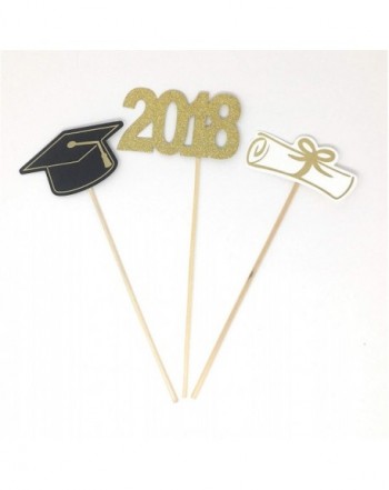 Double Graduation Centerpiece Diploma Glitter