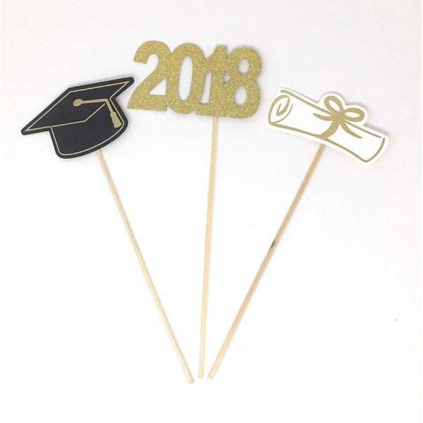 Double Graduation Centerpiece Diploma Glitter